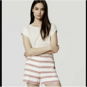 NWT LOFT Riviera Sailor Shorts with 4" Inseam